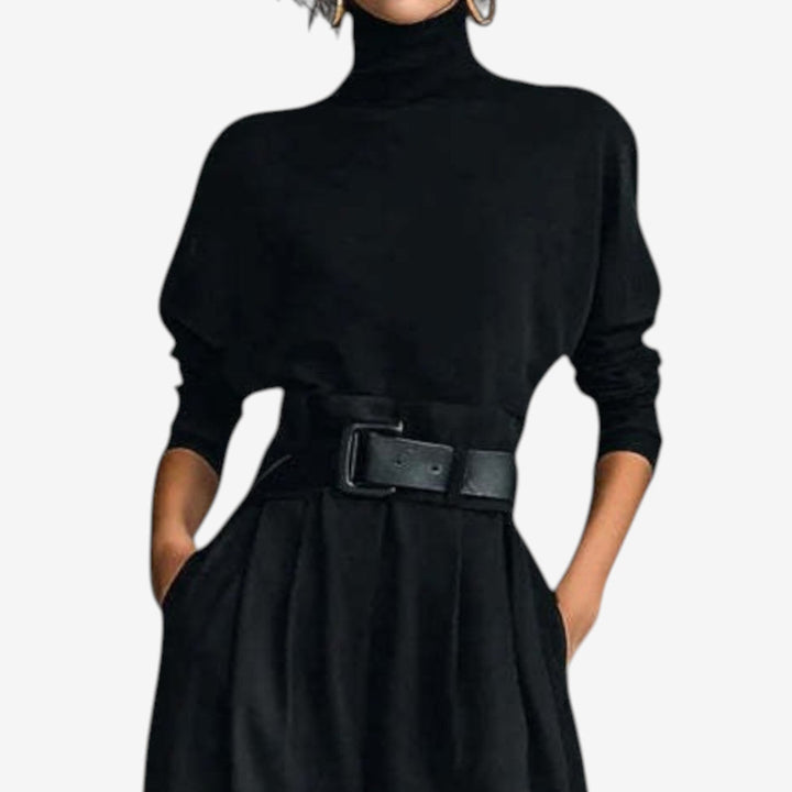 Doris™ | High-Neck Sculpted Jumpsuit