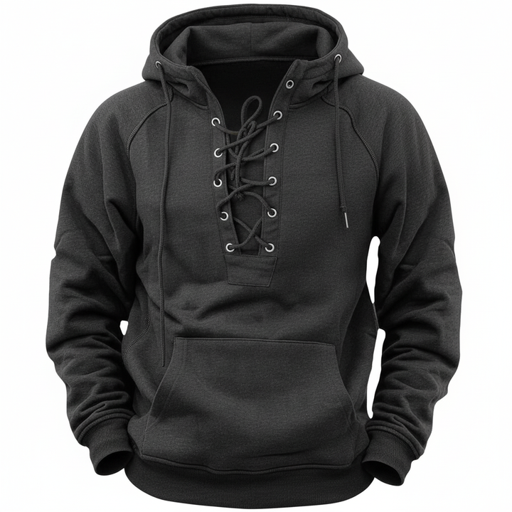 Riven™ | Crisscross Lace-Up Hoodie