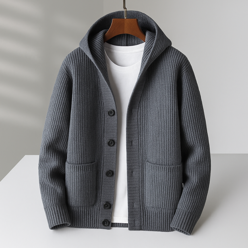 Matthew™ | Wool Cardigan for Men