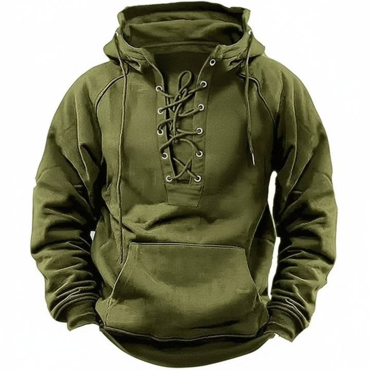Riven™ | Crisscross Lace-Up Hoodie