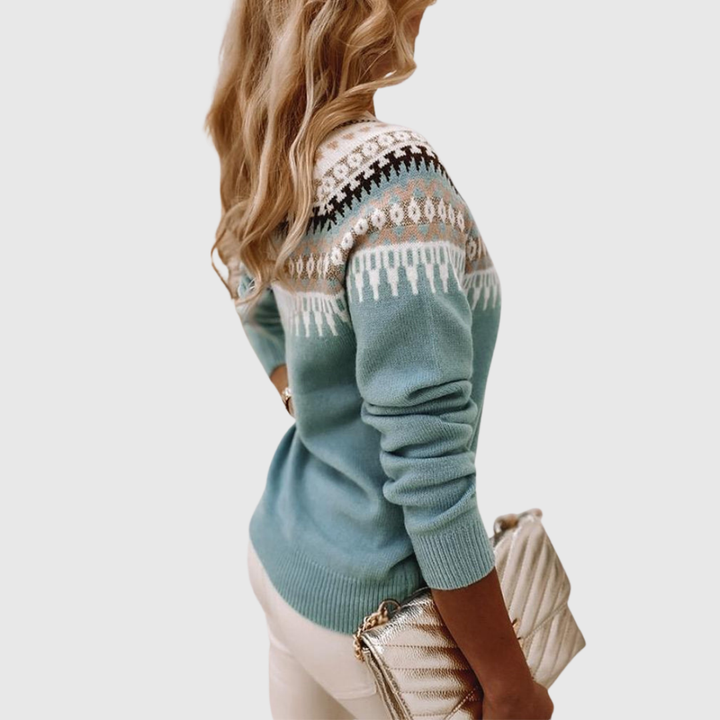 Isabella™ | Snowflake Pattern Sweater