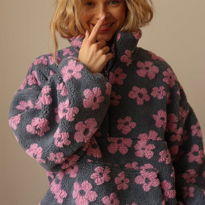 Zoe™ | Floral Fleece Pullover
