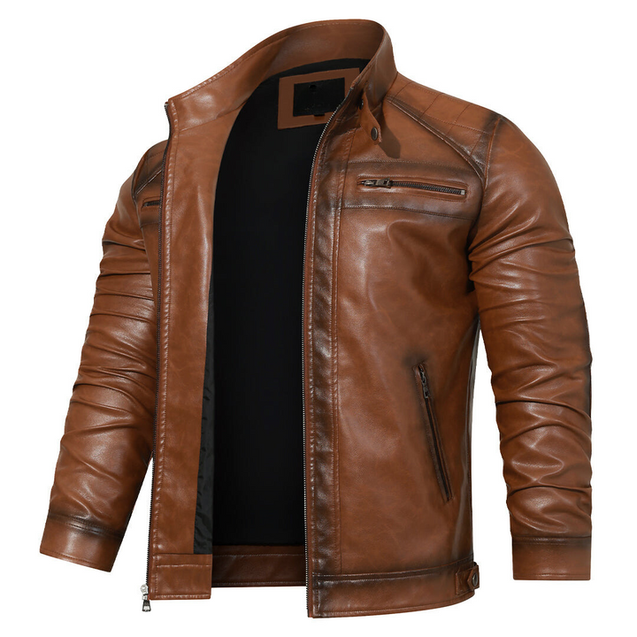 Rovaryn™ | Cruiser Leather Jacket