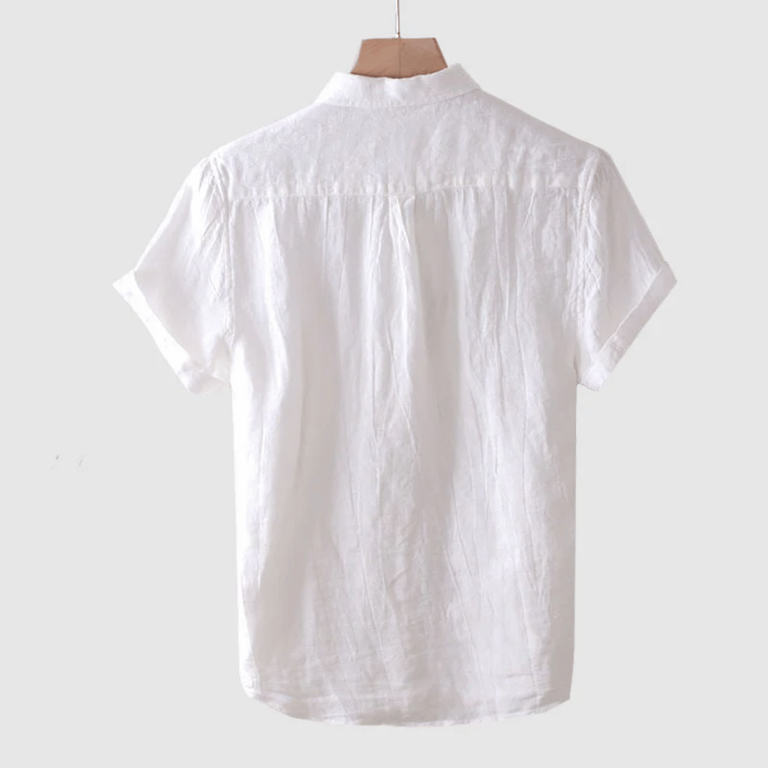 Einar | Short-Sleeve Linen Shirt