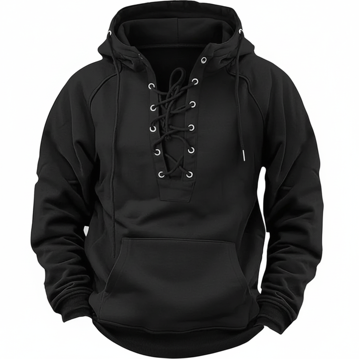 Riven™ | Crisscross Lace-Up Hoodie