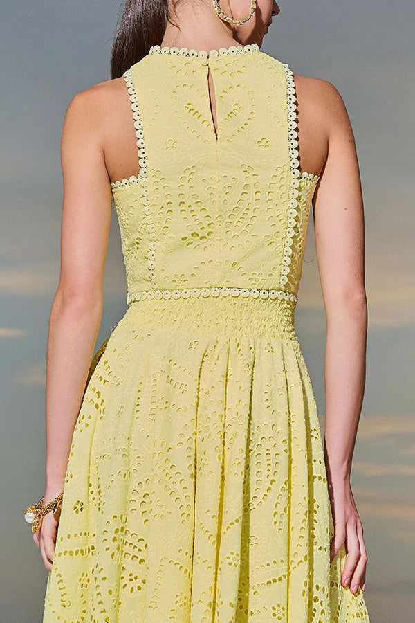 Larissa™ Embroidered Top & High-Waist Maxi Skirt Set