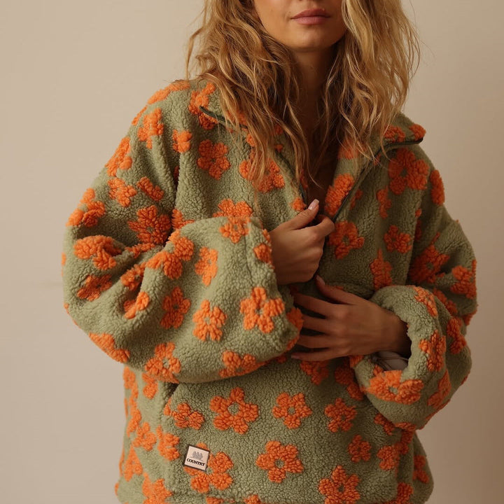 Zoe™ | Floral Fleece Pullover