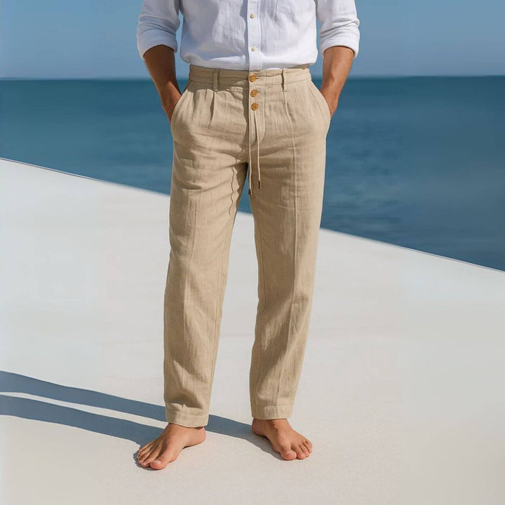 Anthony™ – Breathable Relaxed Fit Linen Trousers