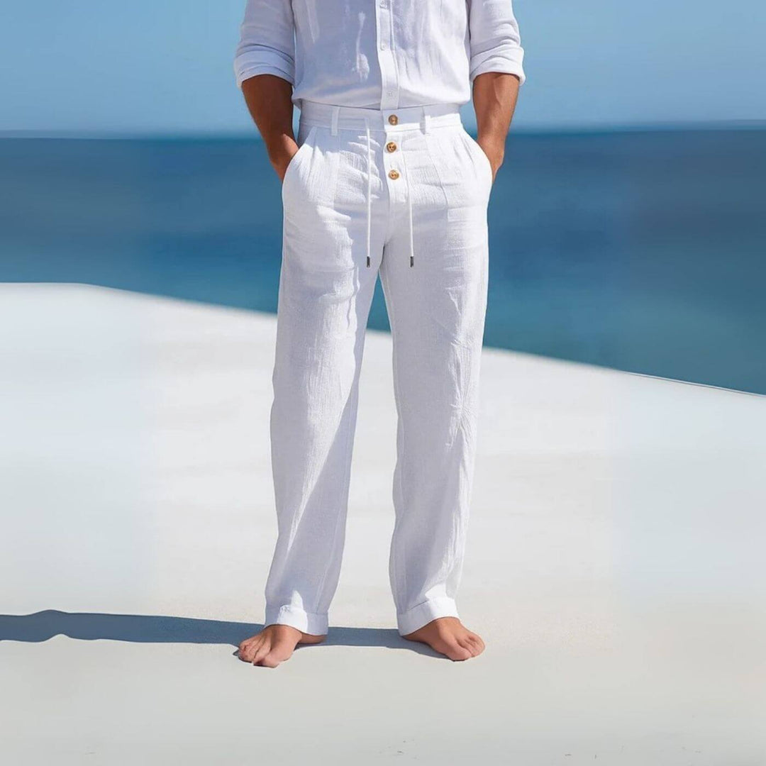 Anthony™ – Breathable Relaxed Fit Linen Trousers
