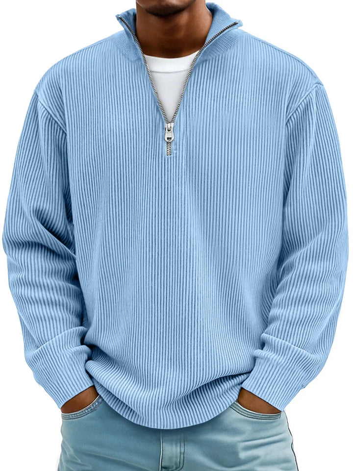 Brandon™ | Cozy & Stylish Half-Zip Knit Sweater