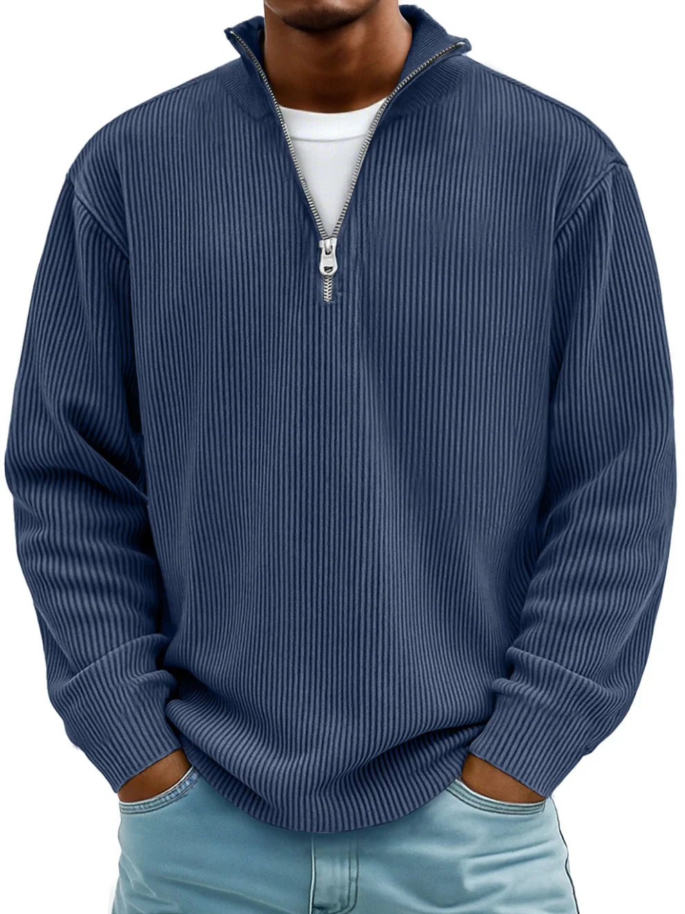 Brandon™ | Cozy & Stylish Half-Zip Knit Sweater