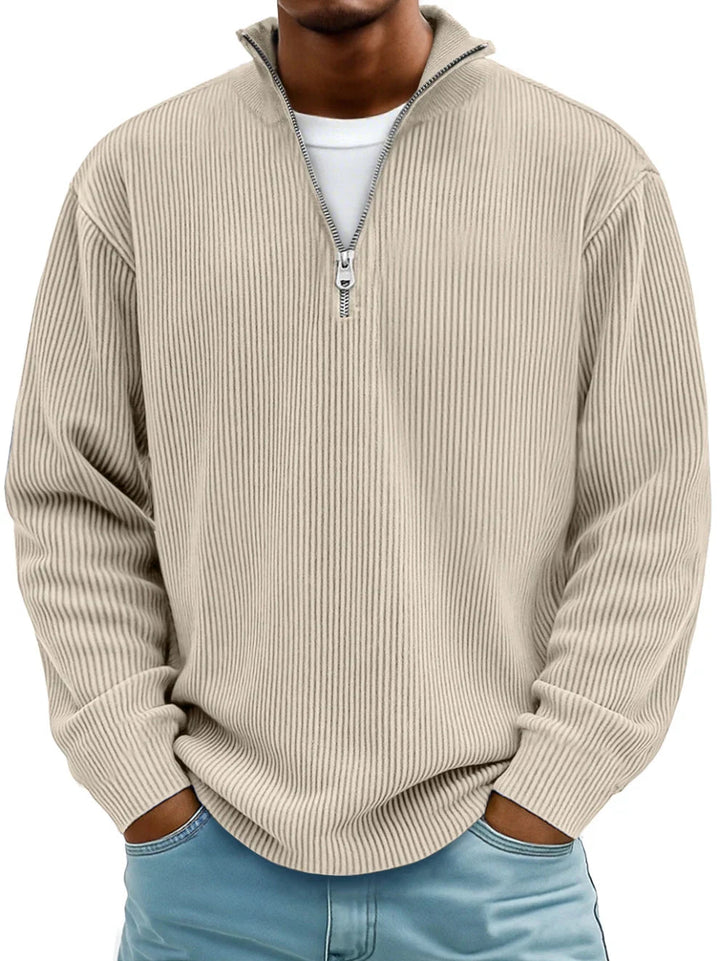 Brandon™ | Cozy & Stylish Half-Zip Knit Sweater