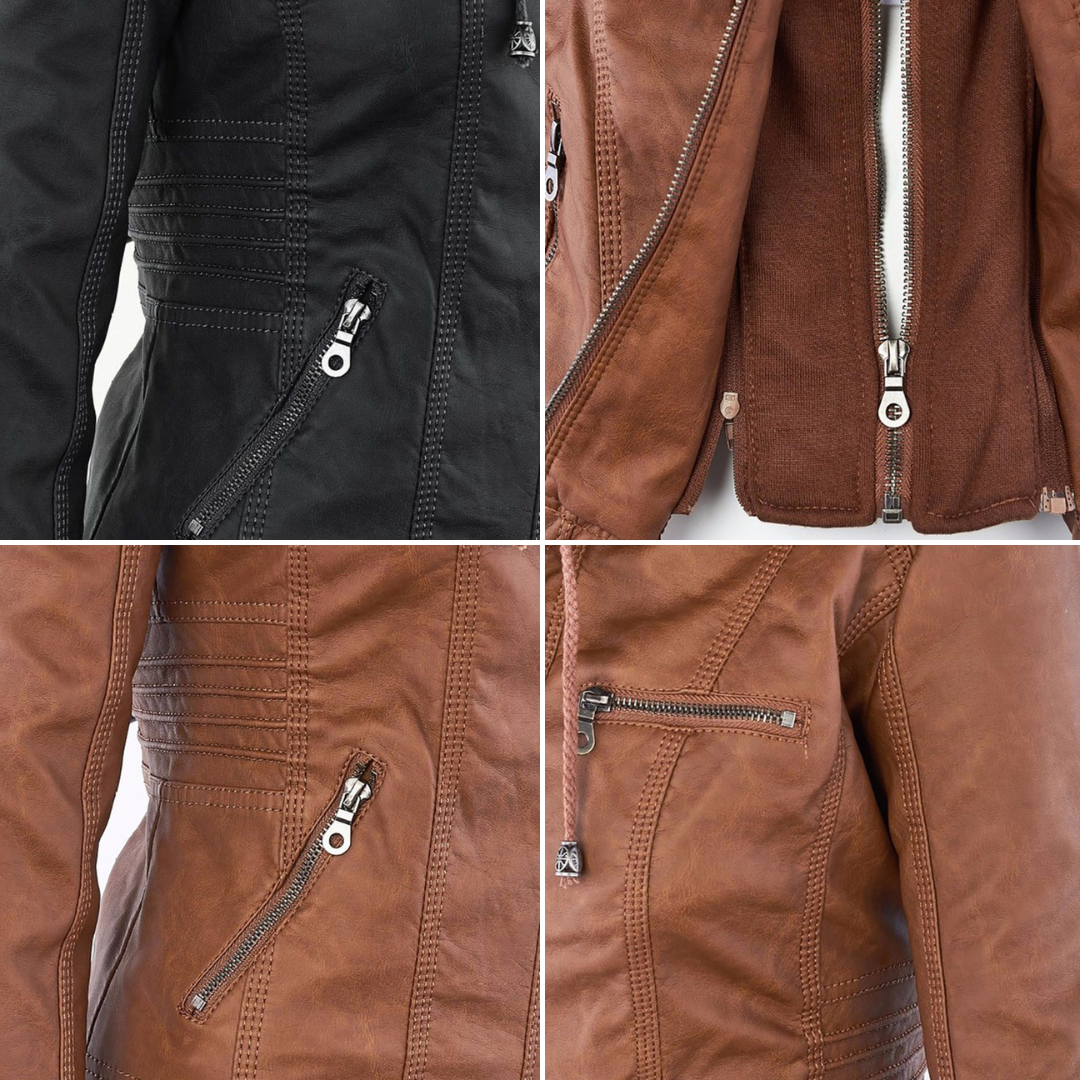 Chloe™ | Soft Leather-Look Jacket