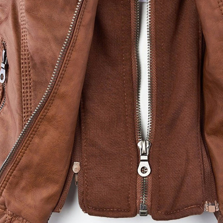 Chloe™ | Soft Leather-Look Jacket