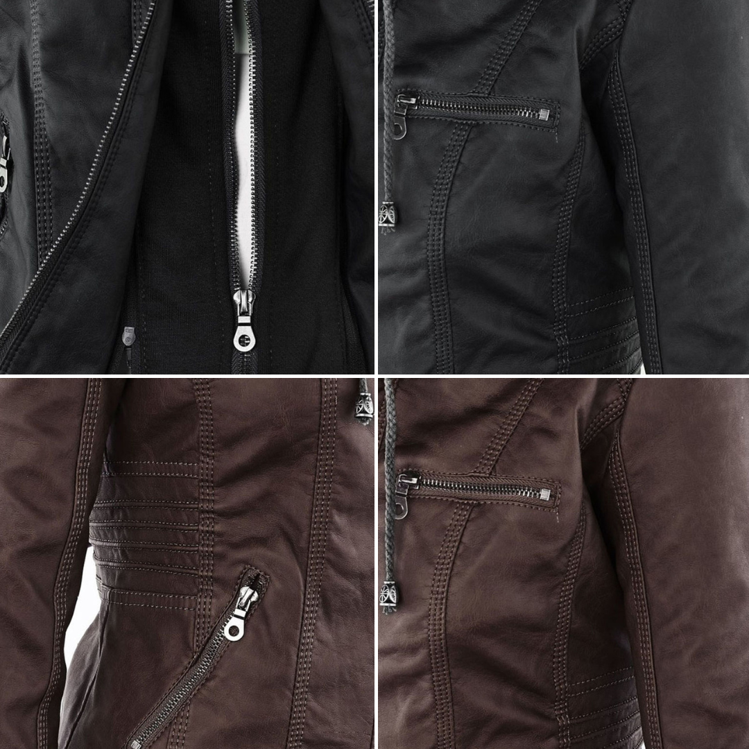 Chloe™ | Soft Leather-Look Jacket