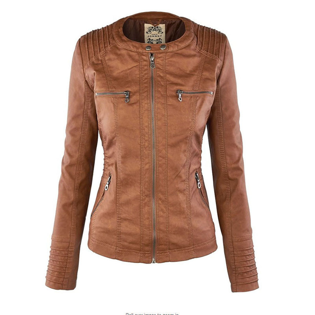 Chloe™ | Soft Leather-Look Jacket
