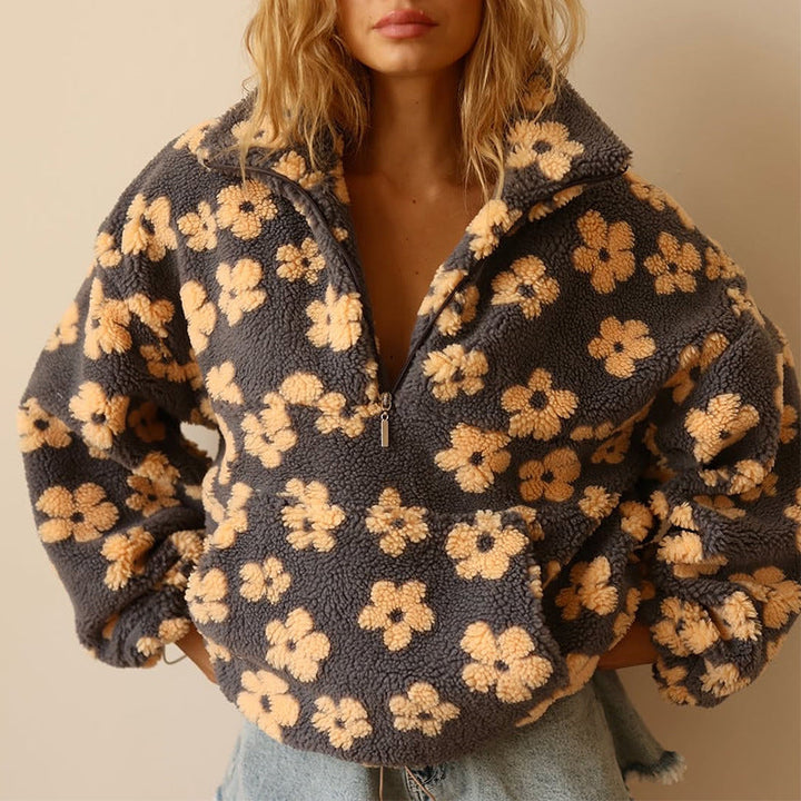 Zoe™ | Floral Fleece Pullover