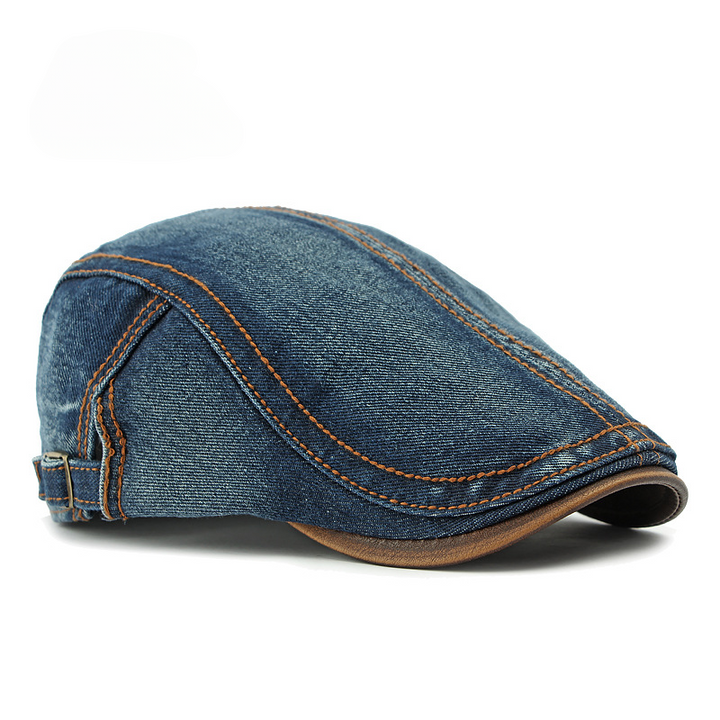 Denvara™ | Heritage Denim Flat Cap