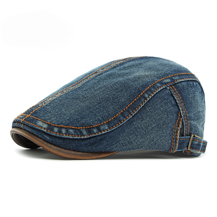 Denvara™ | Heritage Denim Flat Cap