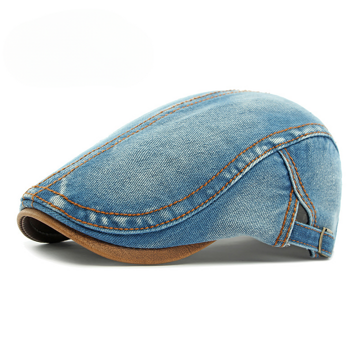 Denvara™ | Heritage Denim Flat Cap