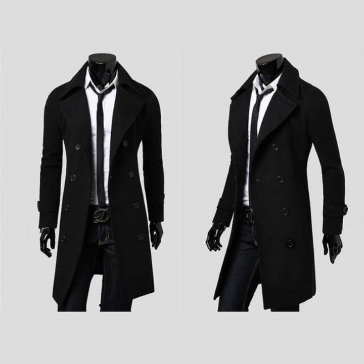 Cavryon™ | Double-Breasted Wool Overcoat