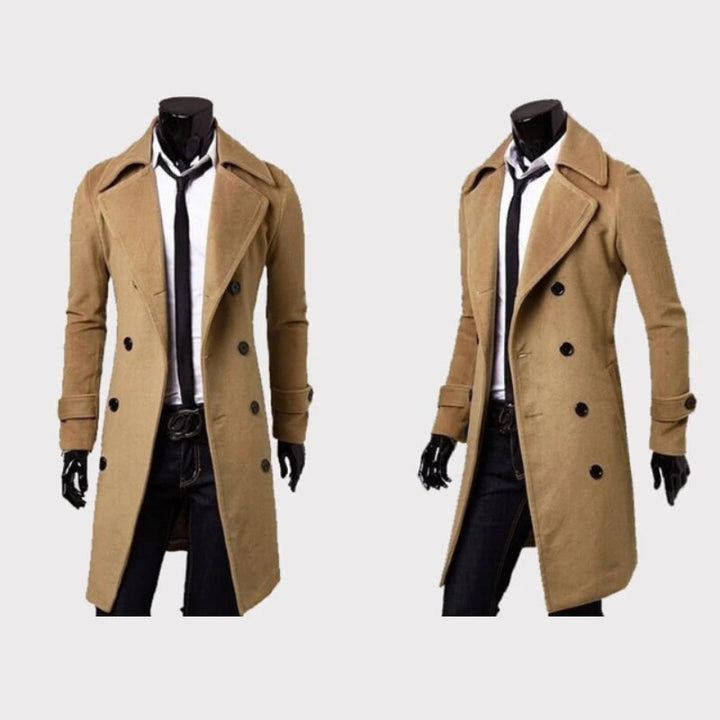 Cavryon™ | Double-Breasted Wool Overcoat
