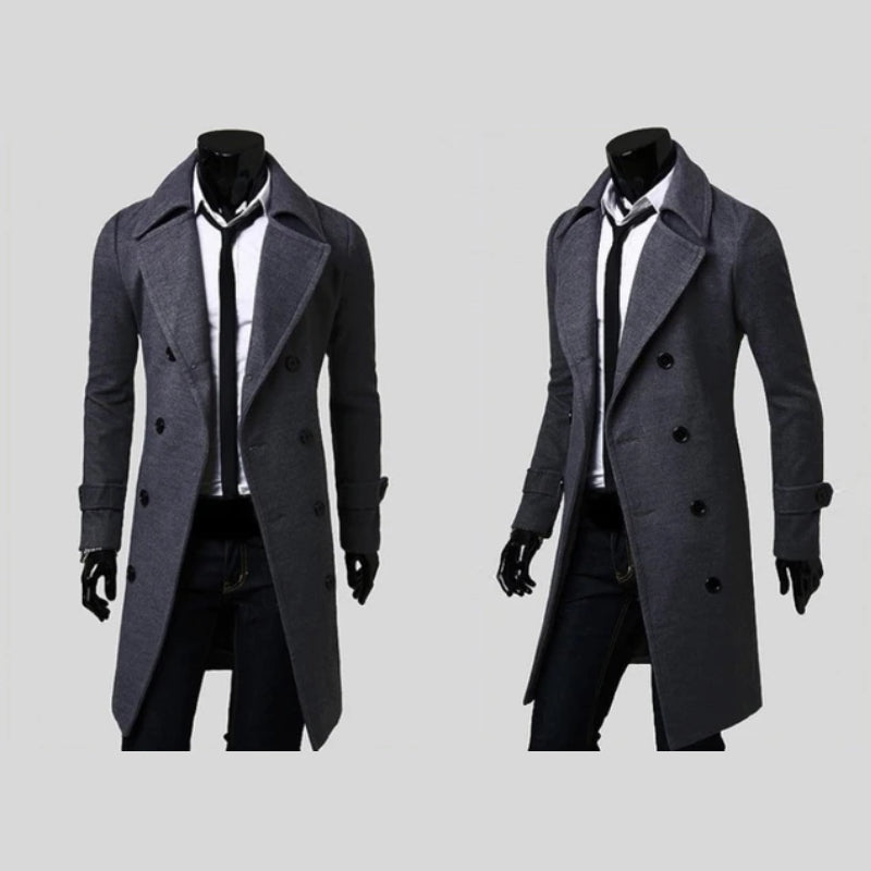Cavryon™ | Double-Breasted Wool Overcoat