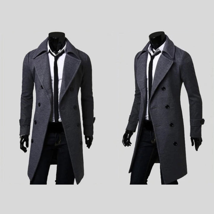 Cavryon™ | Double-Breasted Wool Overcoat