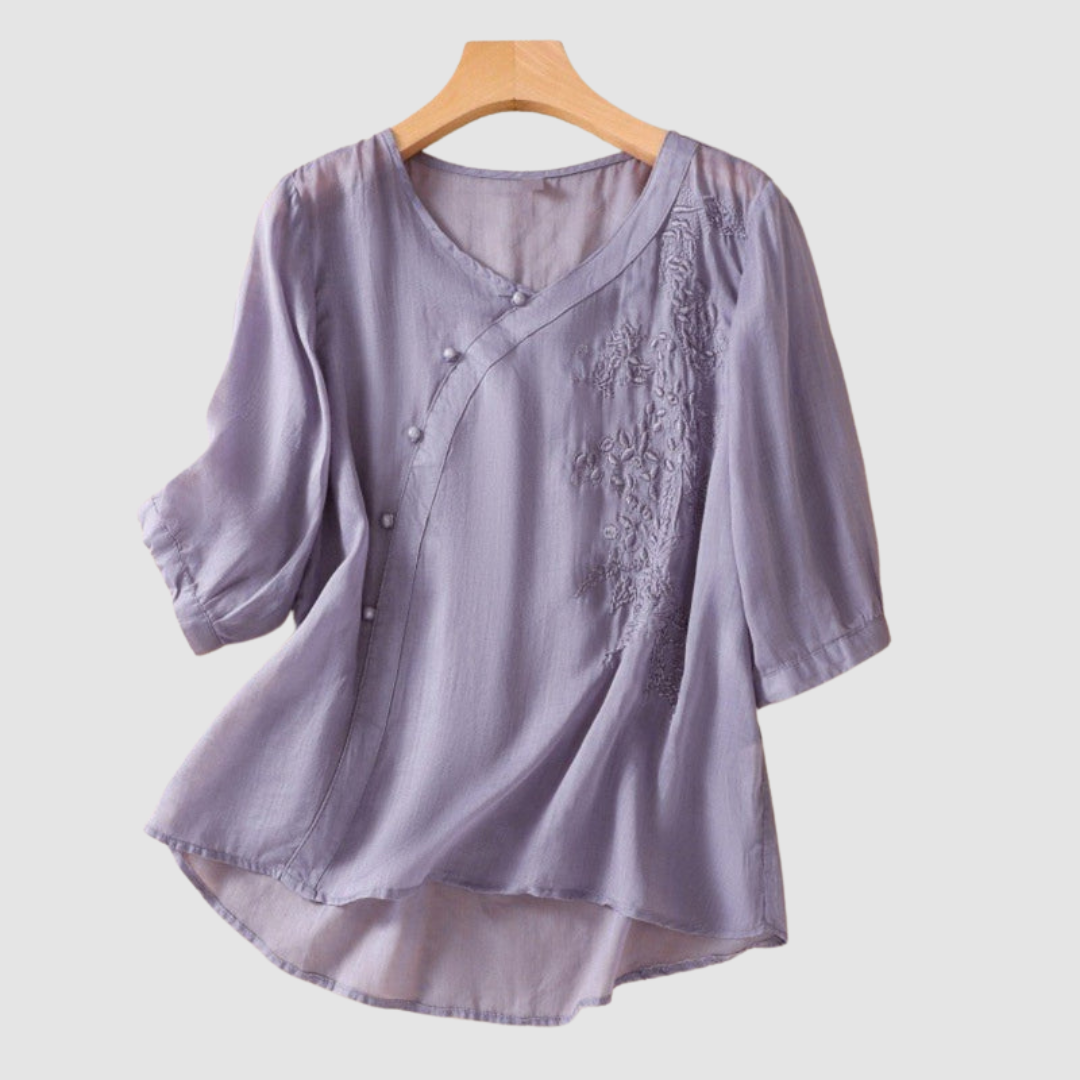 Loraine™ Elegant breathable blouse