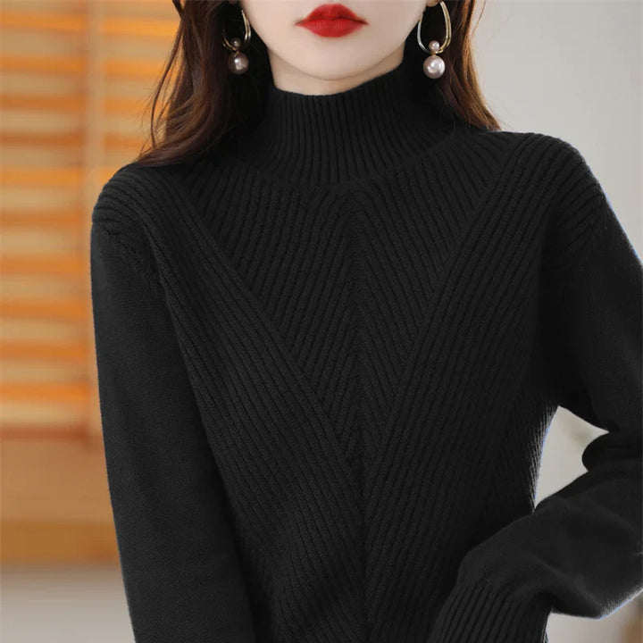Nora™ | Ribbed Turtleneck Sweater
