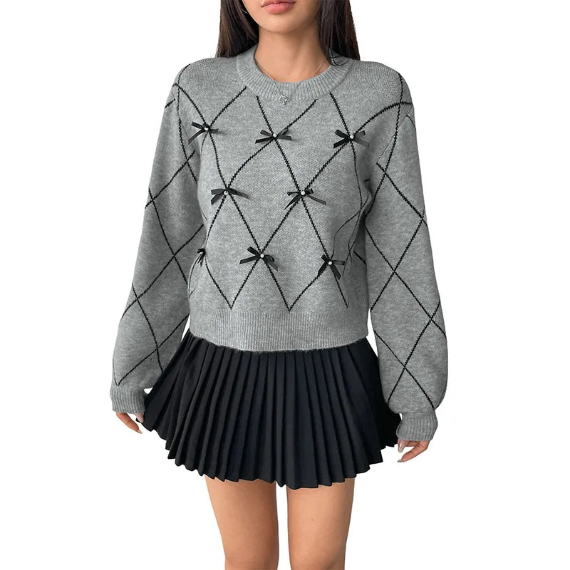 Carmen™ | Geometric Knit Sweater