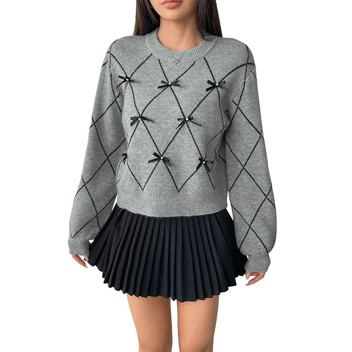 Carmen™ | Geometric Knit Sweater