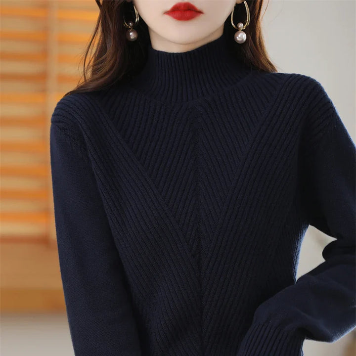 Nora™ | Ribbed Turtleneck Sweater