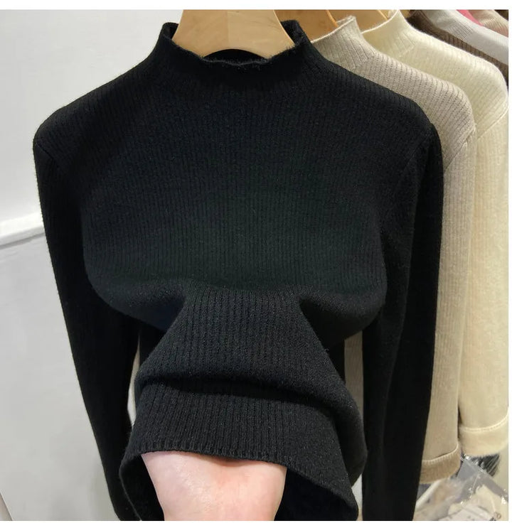 Lana™ | Ribbed Knit Turtleneck Sweater