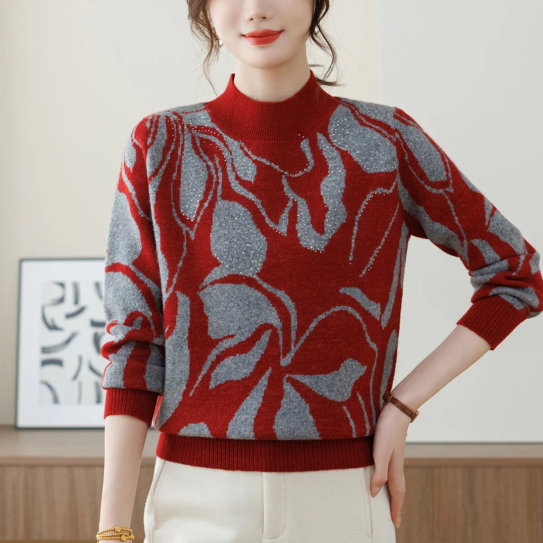 Elise™ | Floral Patterned Sweater