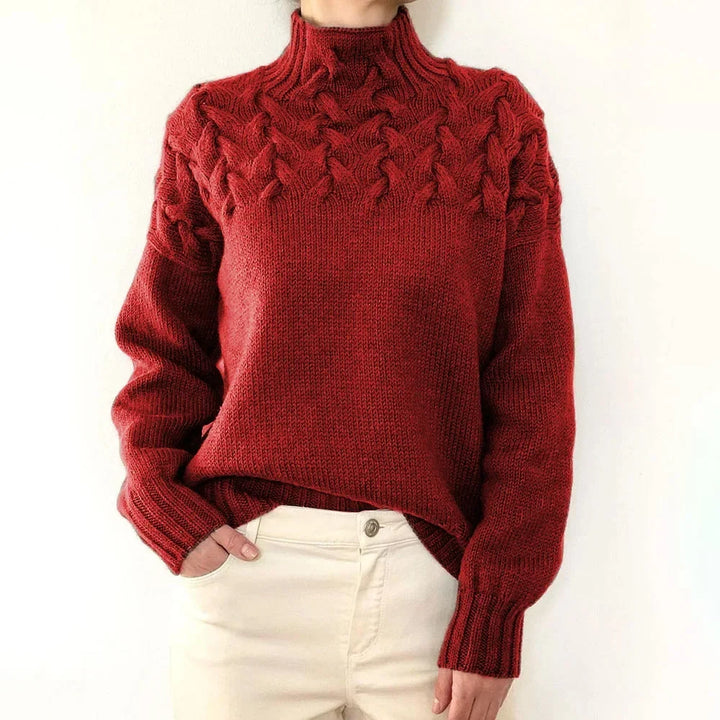 Eleanor™ | Cozy High-Neck Sweater