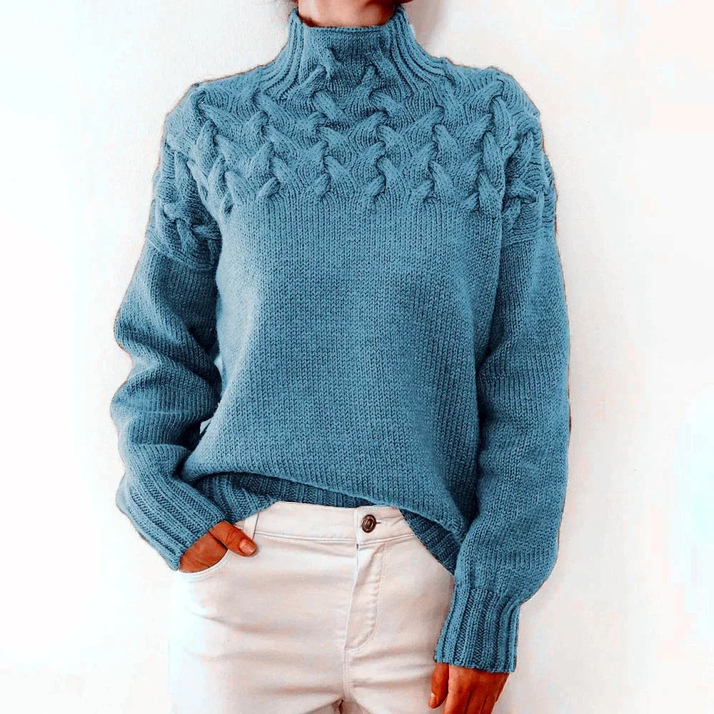 Eleanor™ | Cozy High-Neck Sweater