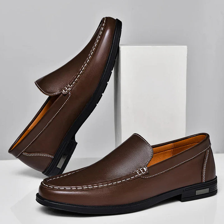 Savino Leather Loafers