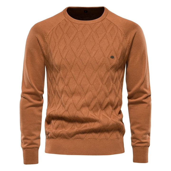 Emil™ | Diamond-Knit Crewneck Sweater
