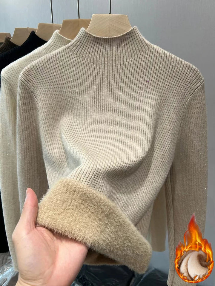 Lana™ | Ribbed Knit Turtleneck Sweater