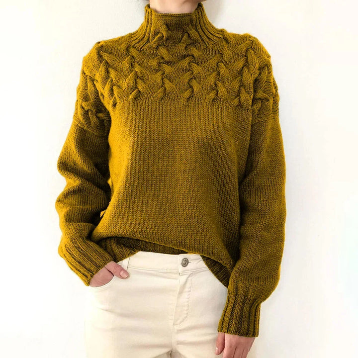 Eleanor™ | Cozy High-Neck Sweater