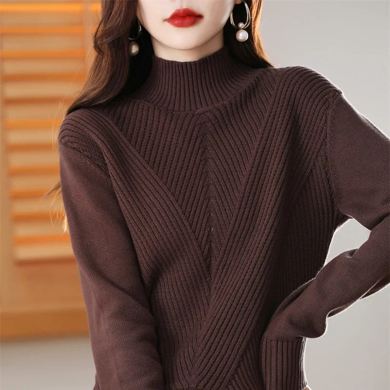 Nora™ | Ribbed Turtleneck Sweater