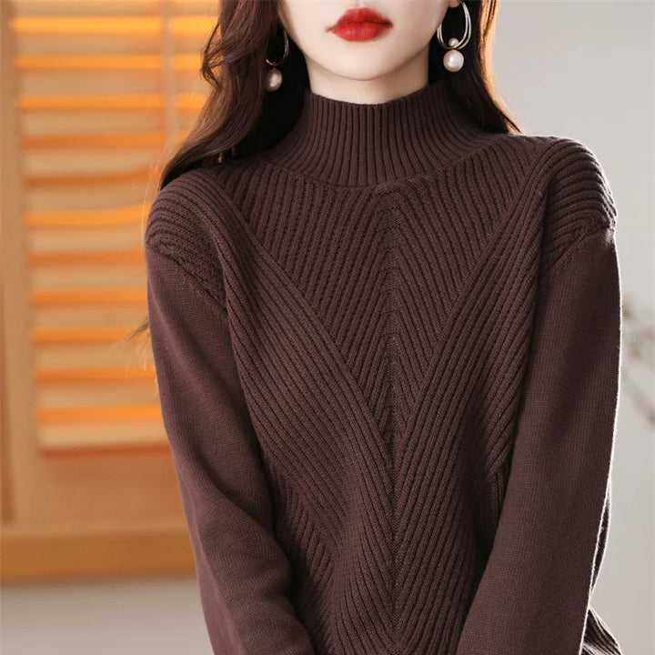 Nora™ | Ribbed Turtleneck Sweater