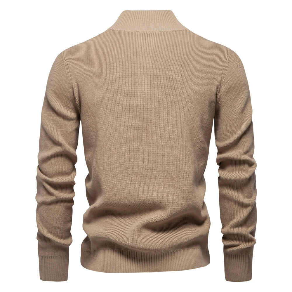 Lukas™ | Button-Neck Knit Sweater