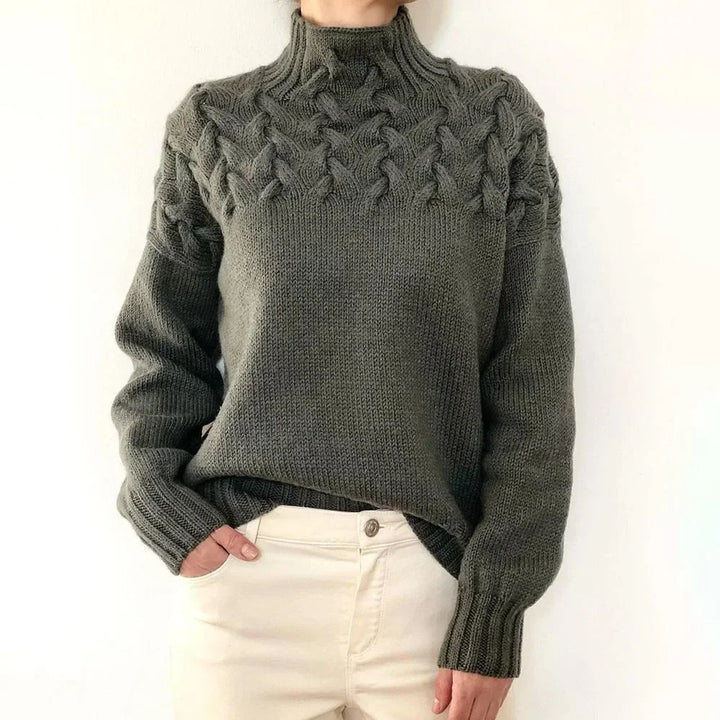 Eleanor™ | Cozy High-Neck Sweater