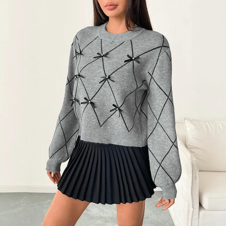 Carmen™ | Geometric Knit Sweater