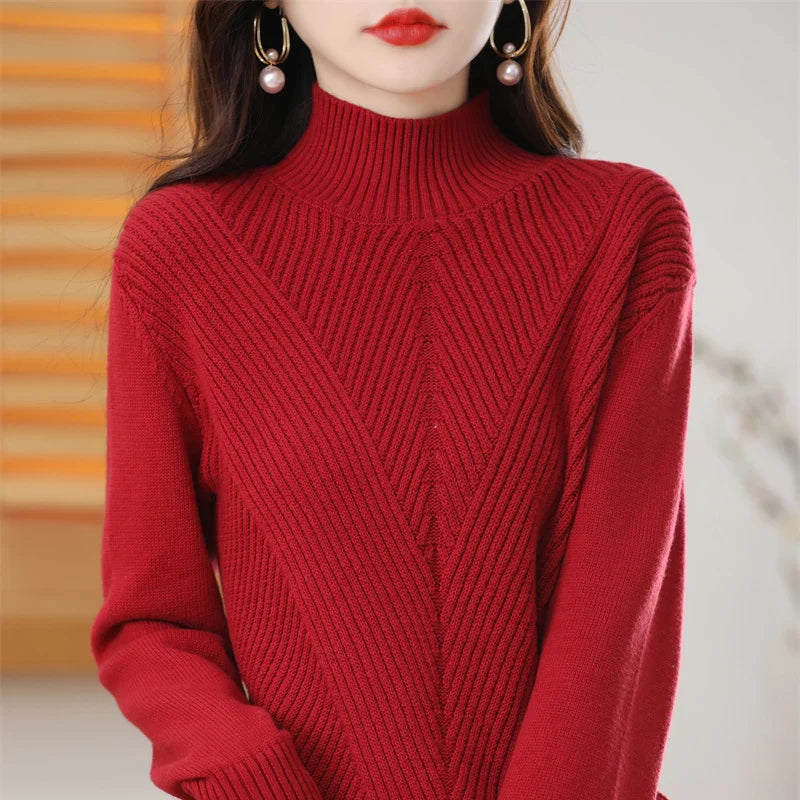 Nora™ | Ribbed Turtleneck Sweater