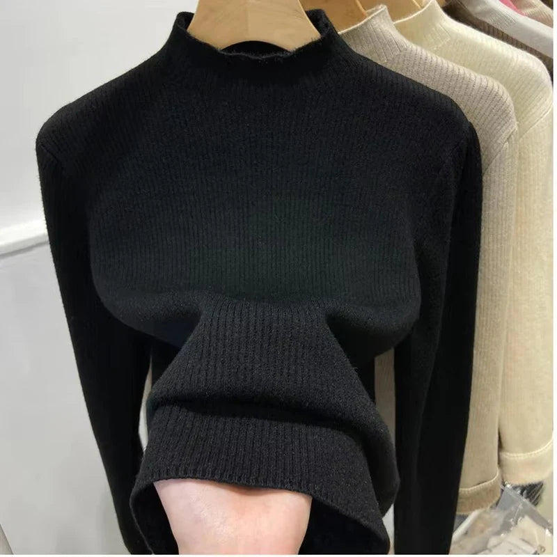 Lana™ | Ribbed Knit Turtleneck Sweater