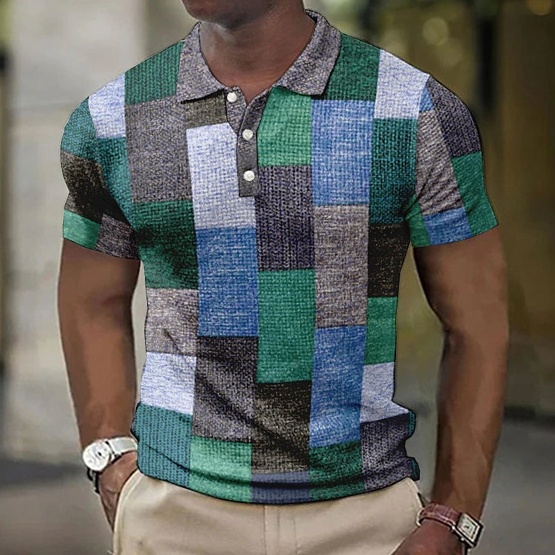 Esben | Stylish Multicolor Polo Shirt