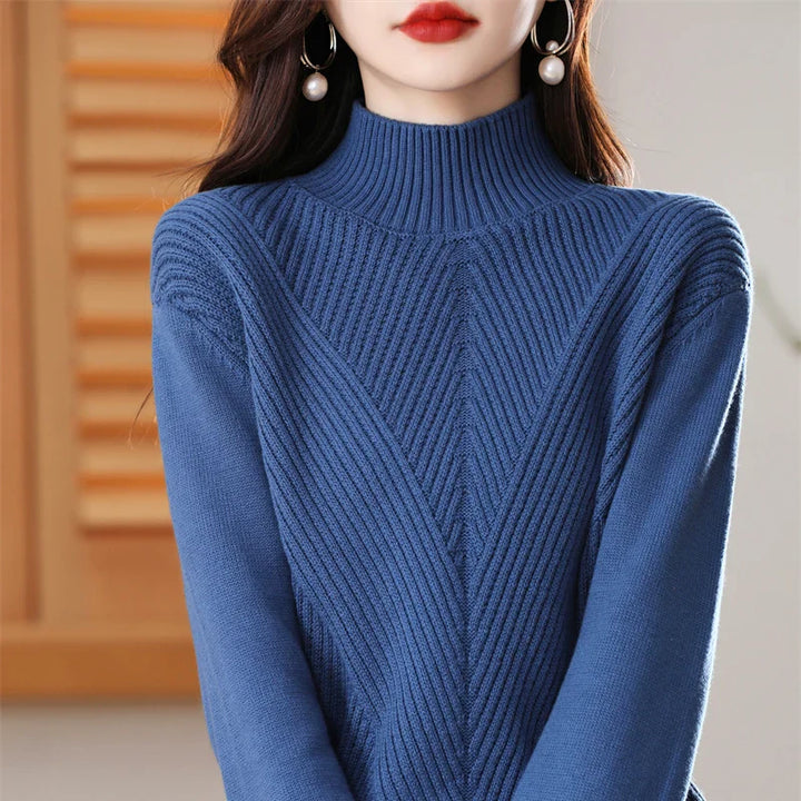 Nora™ | Ribbed Turtleneck Sweater